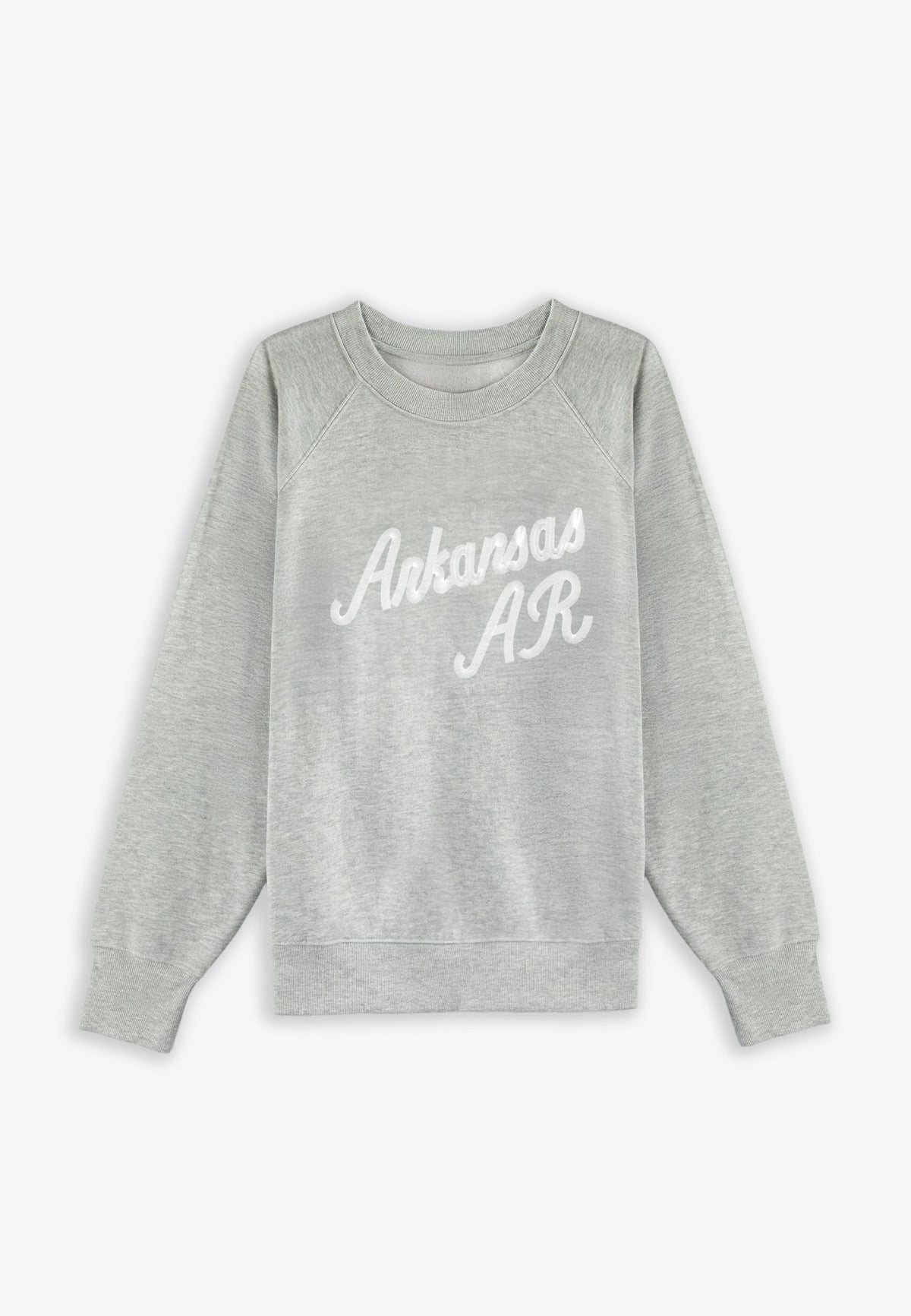 State Embroidered Crew Neck Sweatshirt
