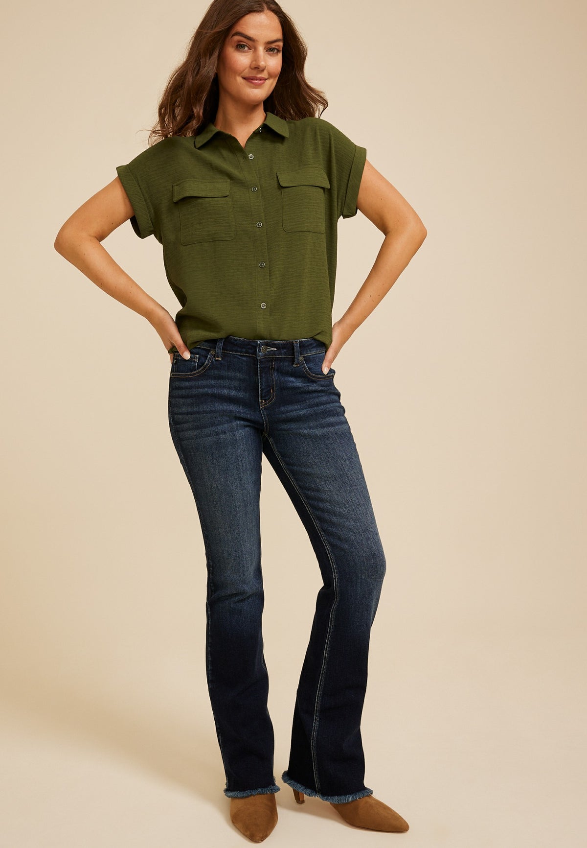 Utility Button Down Shirt