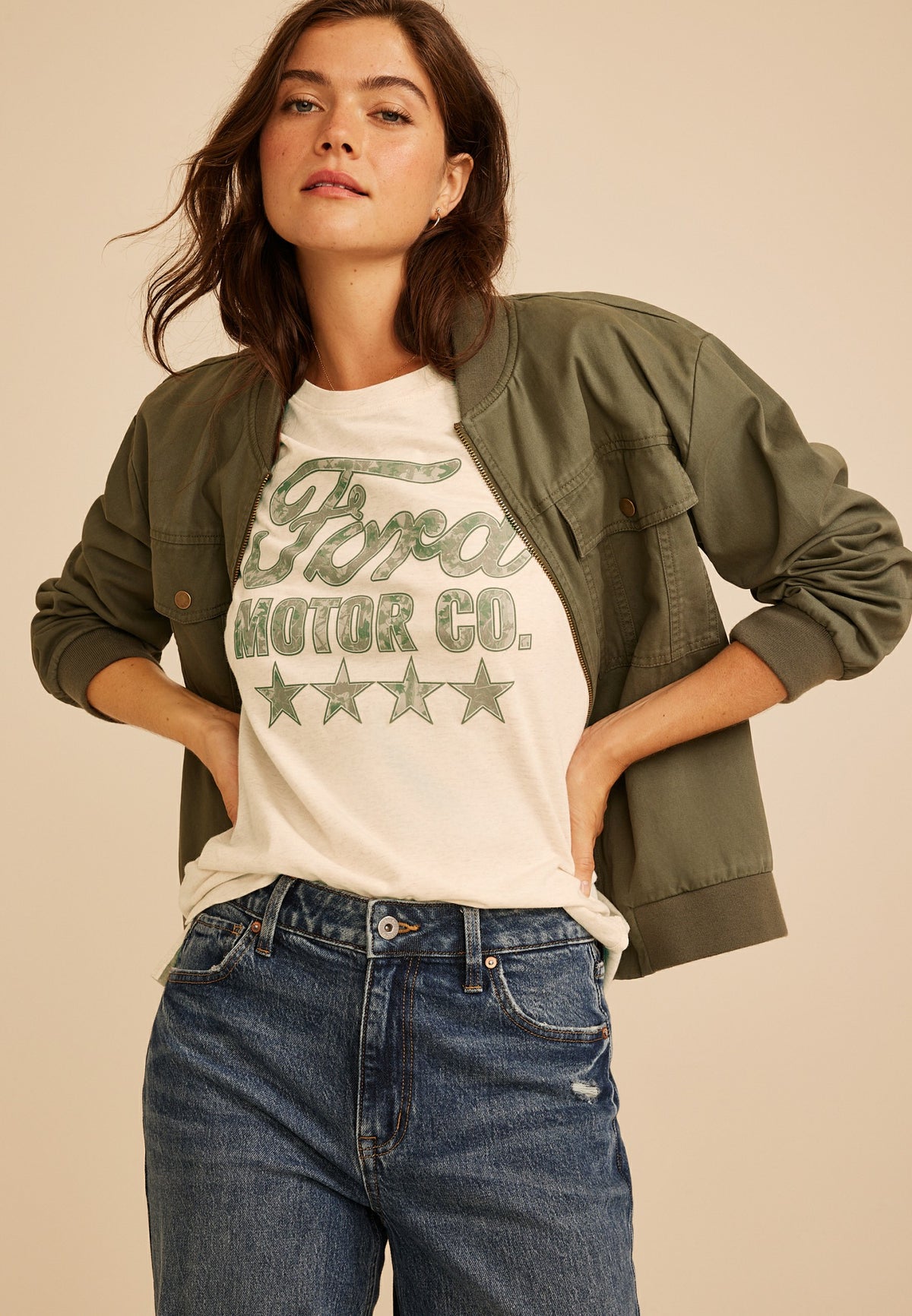Camo Ford Motor Classic Fit Graphic Tee