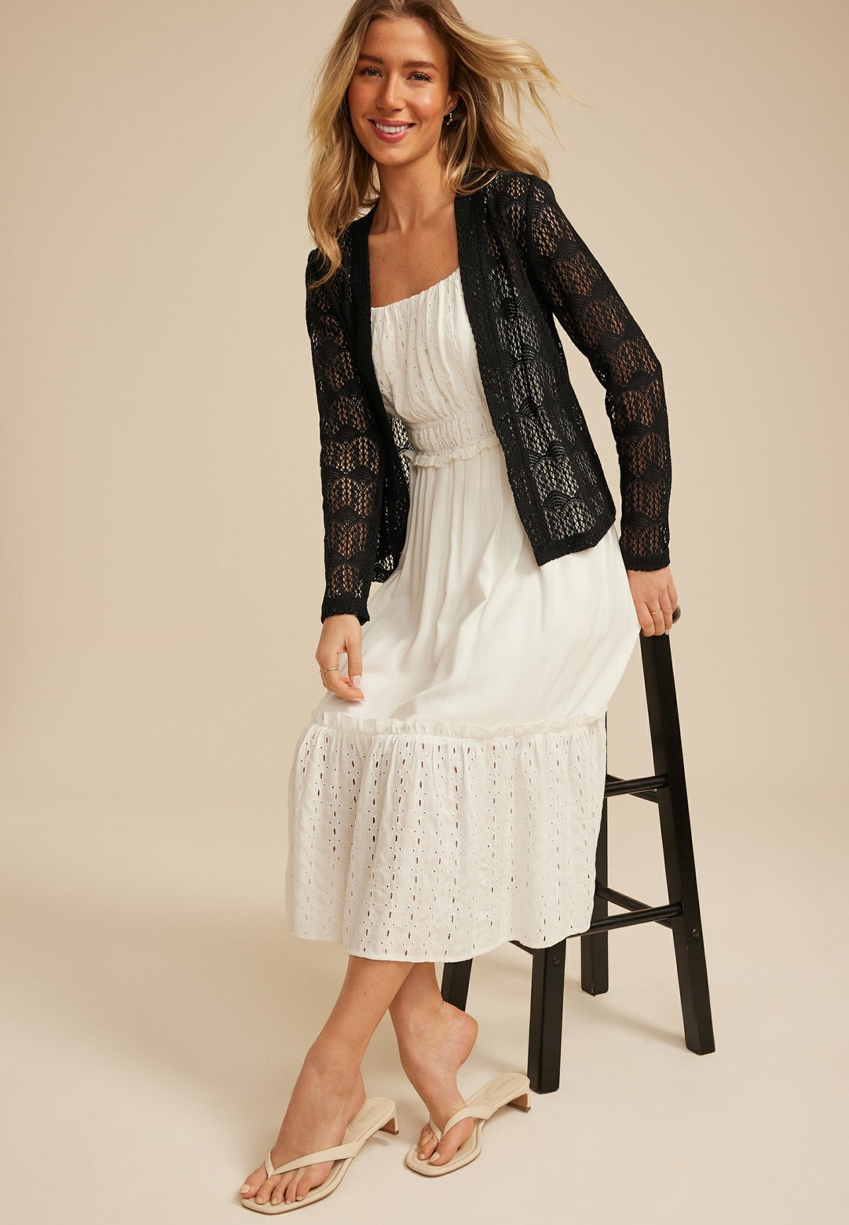 Open Stitch Crochet Cardigan