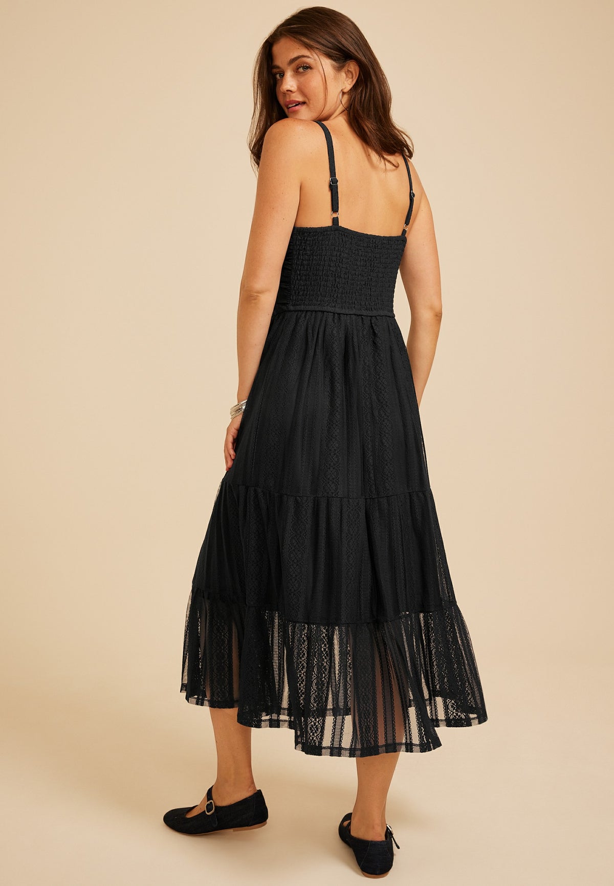 Bare Lace Midi Dress