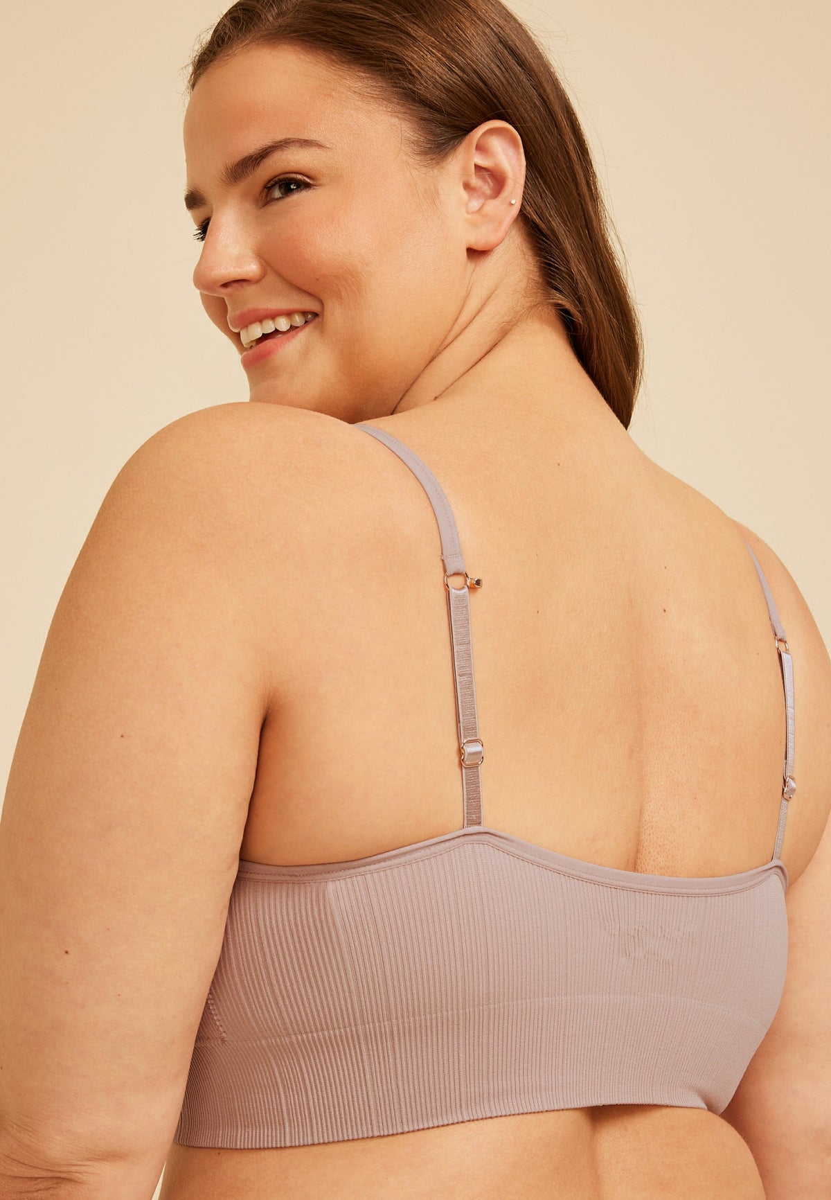 True Stretch Seamless Ribbed Bralette