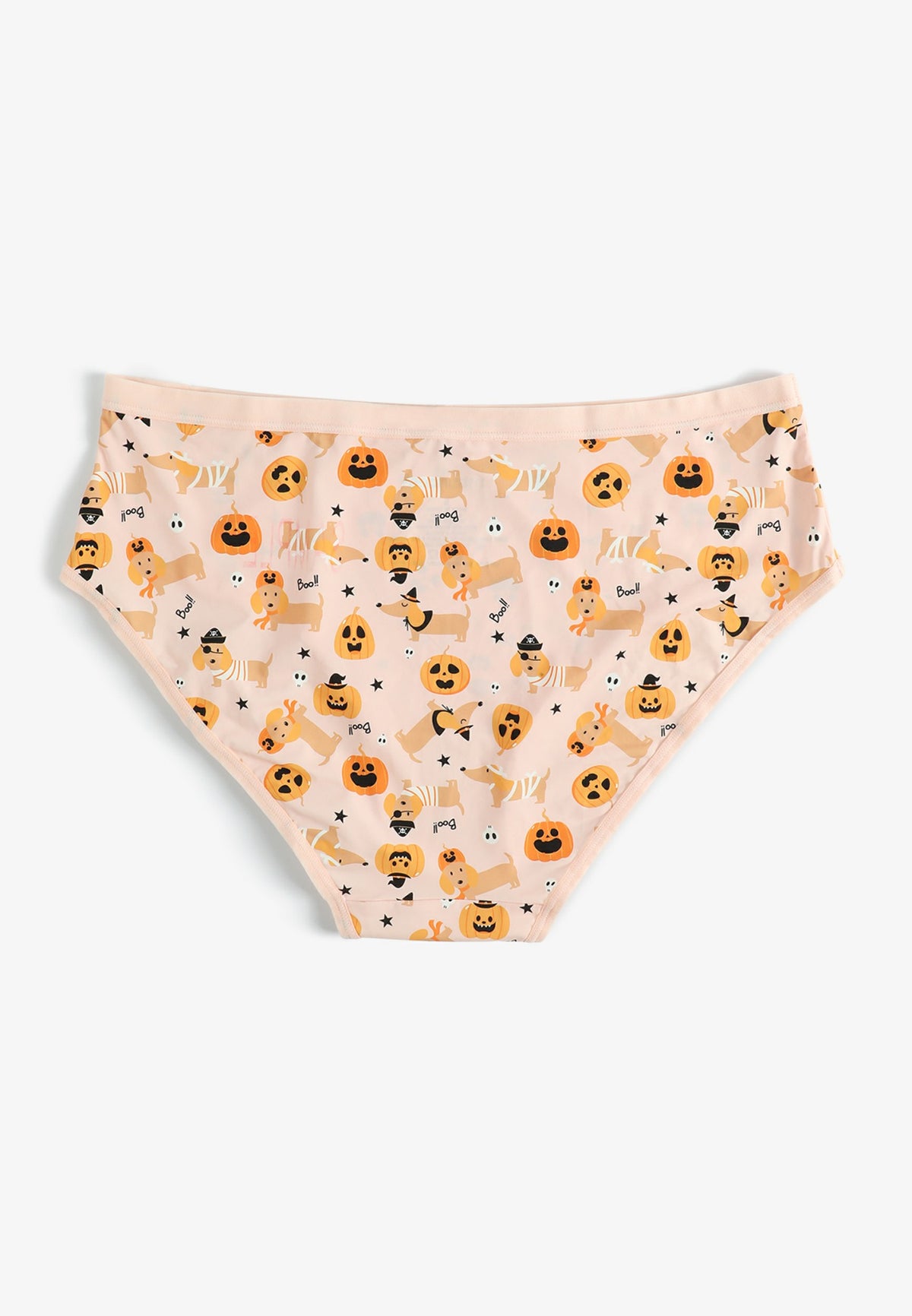 True Stretch Jersey Halloween Dog Pumpkin Hipster Panty