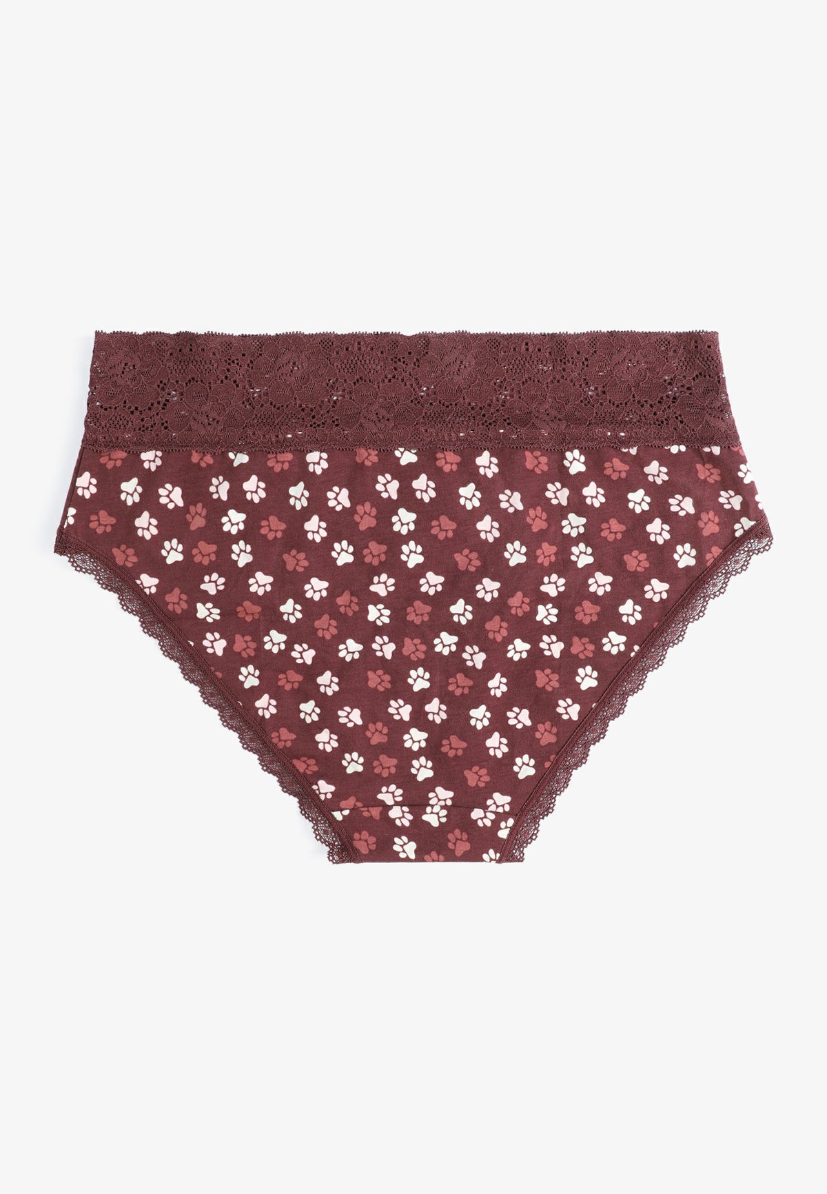Simply Comfy Cotton Paw Print Hipster Panty