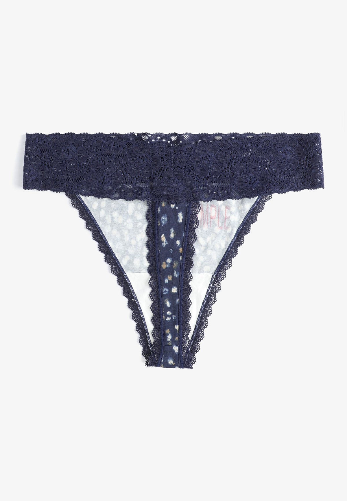 Simply Comfy Cotton Printed Thong Panty