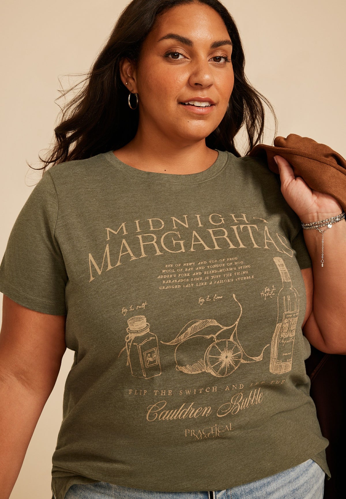 Plus Size Midnight Margaritas Classic Fit Graphic Tee