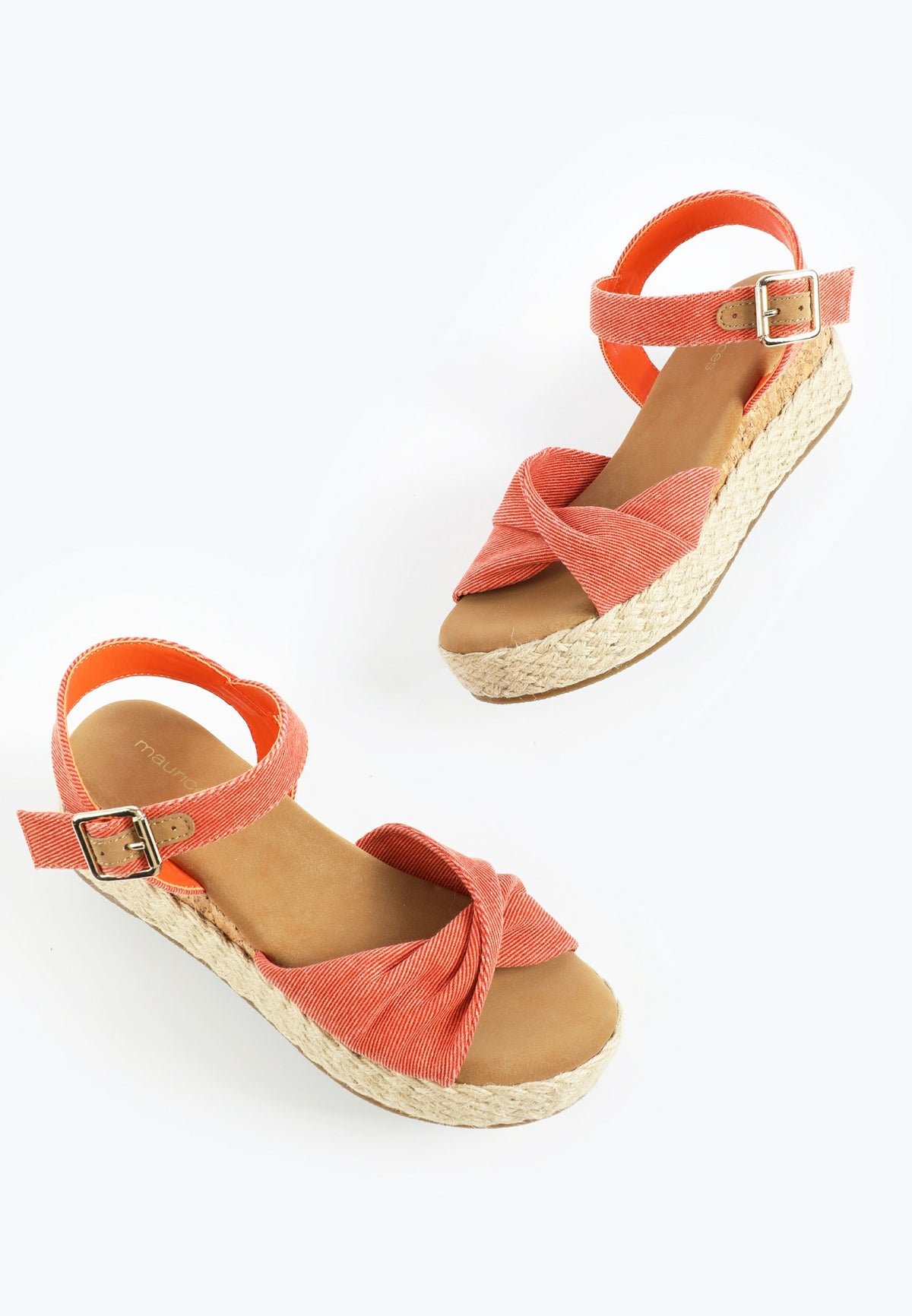 SuperCush Canvas Twist Band Wedge Sandal