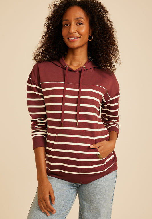 Homeward Striped Hoodie