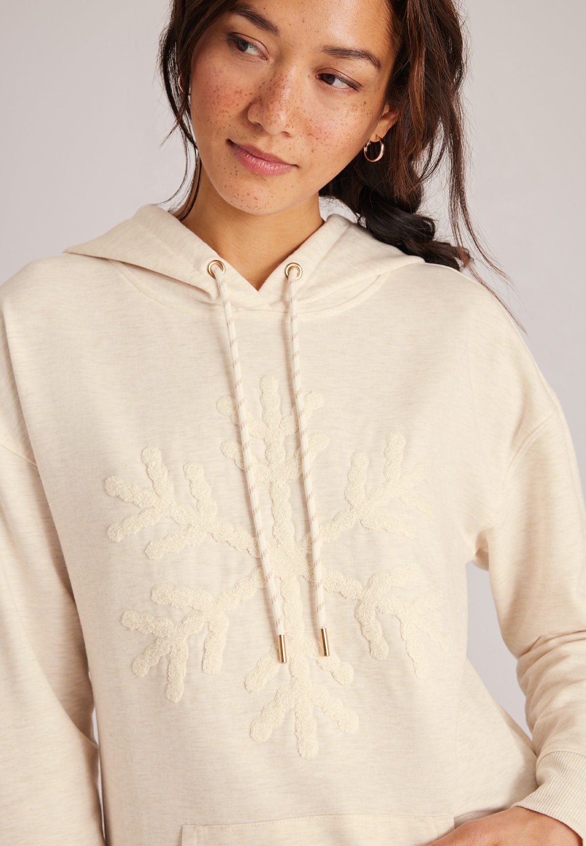Homeward Chenille Snowflake Hoodie