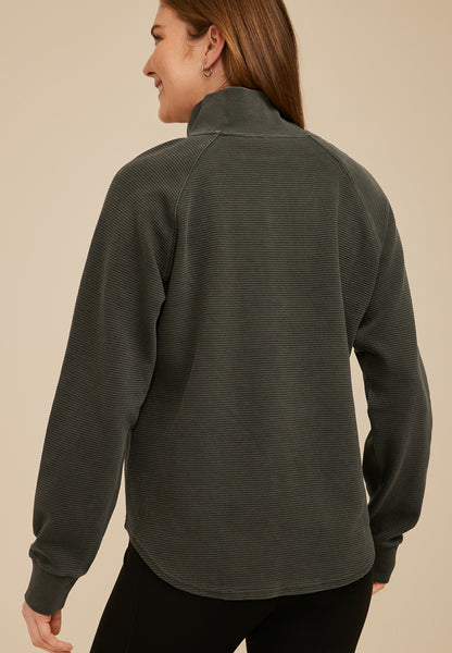 Ottoman Snap Button Sweatshirt