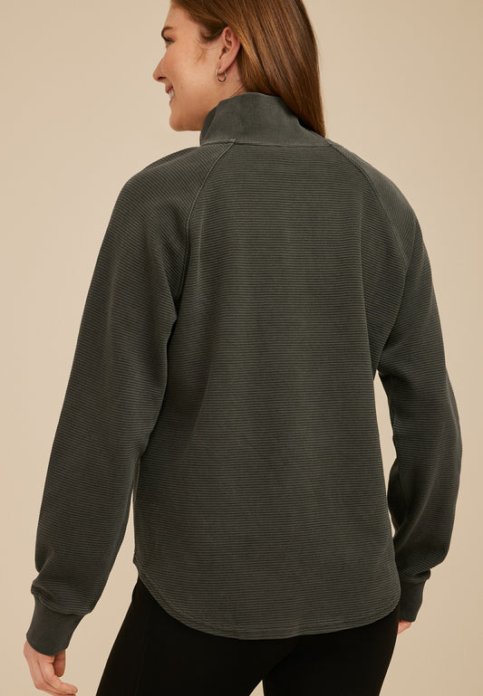 Ottoman Snap Button Sweatshirt