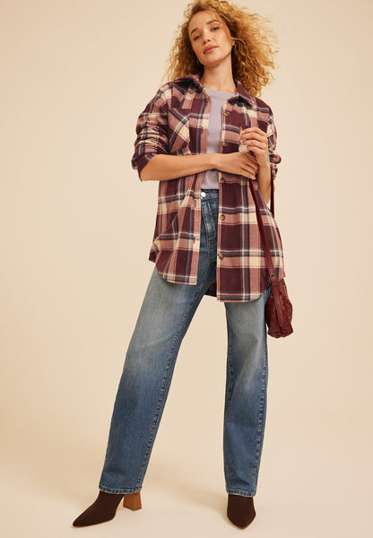 Wilder Plaid Fleece Shacket