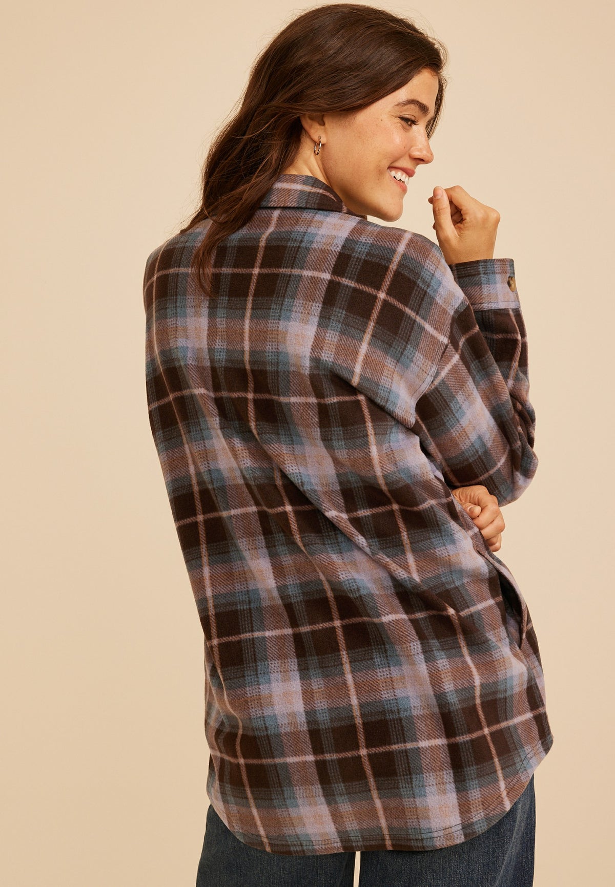 Wilder Plaid Fleece Shacket