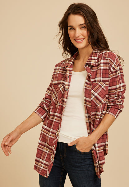 Cabin Plaid Button Down Shirt