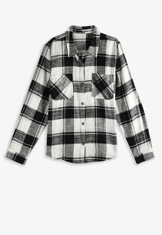 Classic Plaid Button Down Shirt