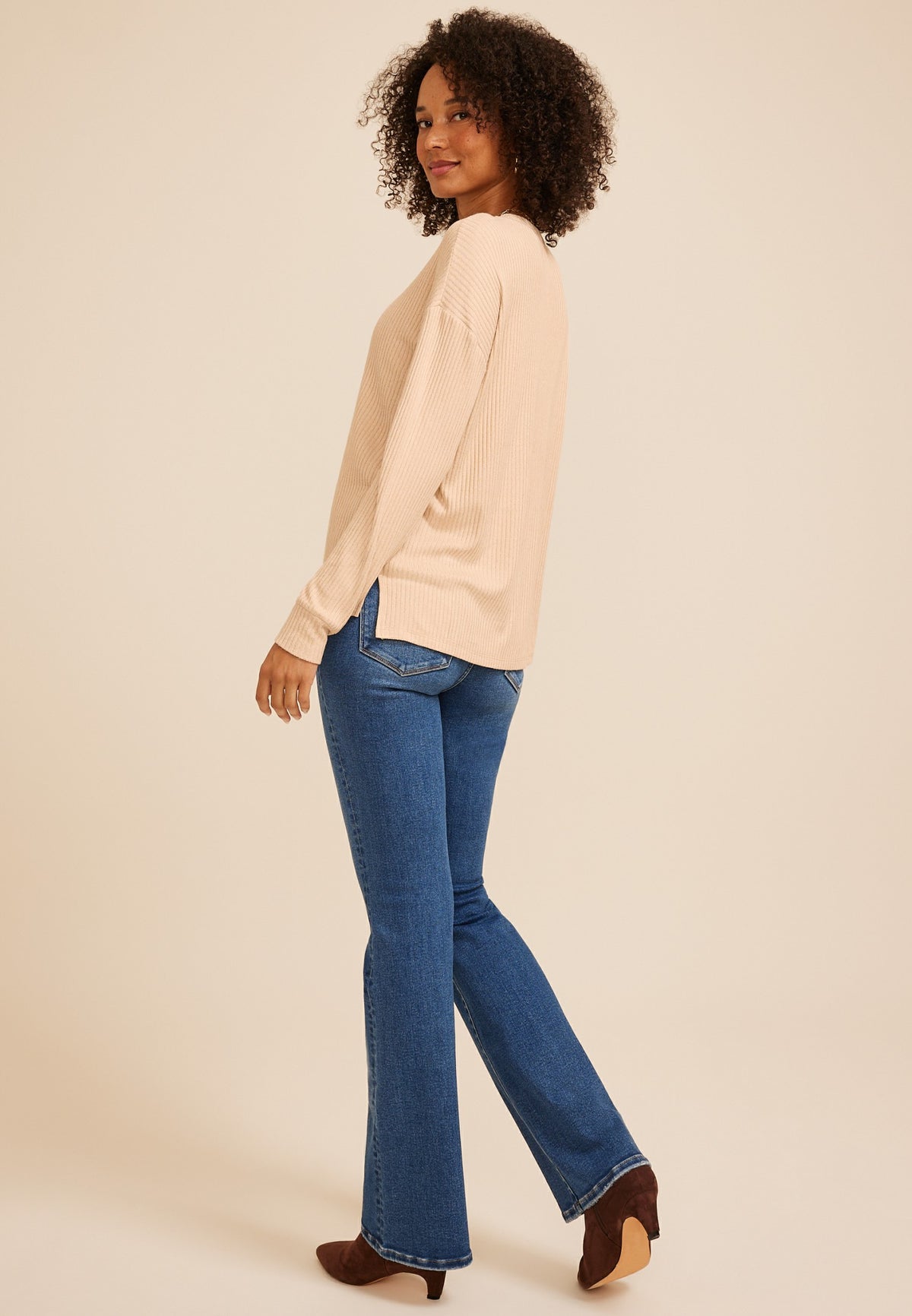 24/7 Cozy Rib Long Sleeve Top