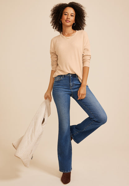 24/7 Cozy Rib Long Sleeve Top