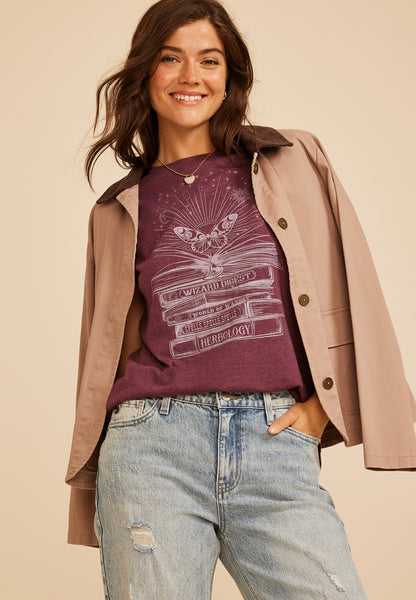 Wizard Digest Butterfly Classic Fit Graphic Tee