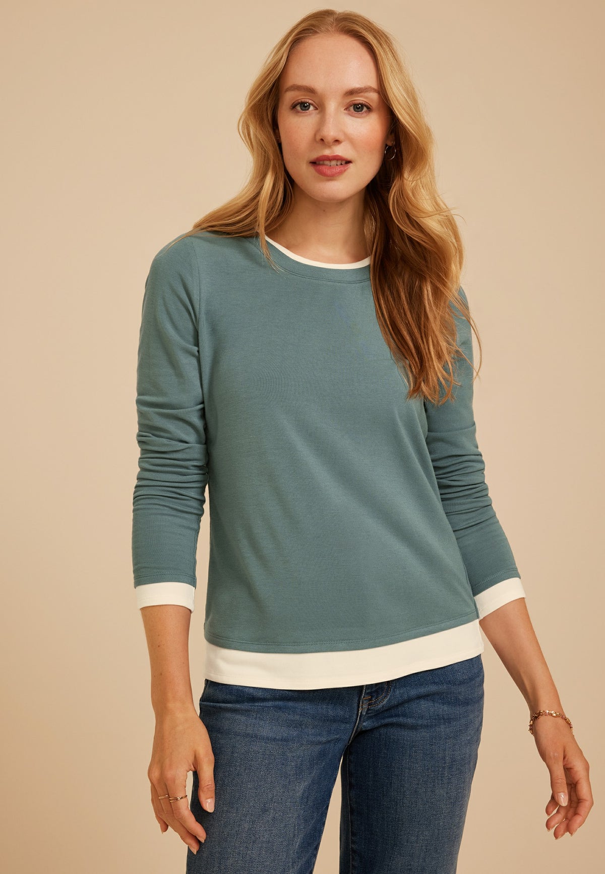 24/7 Twofer Long Sleeve Tee