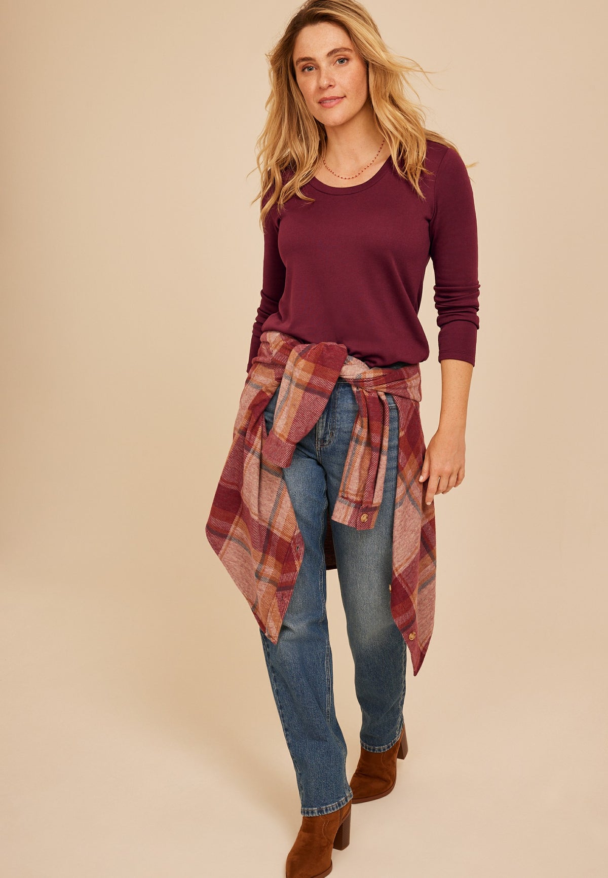 24/7 Super Soft Crew Neck Long Sleeve Tee