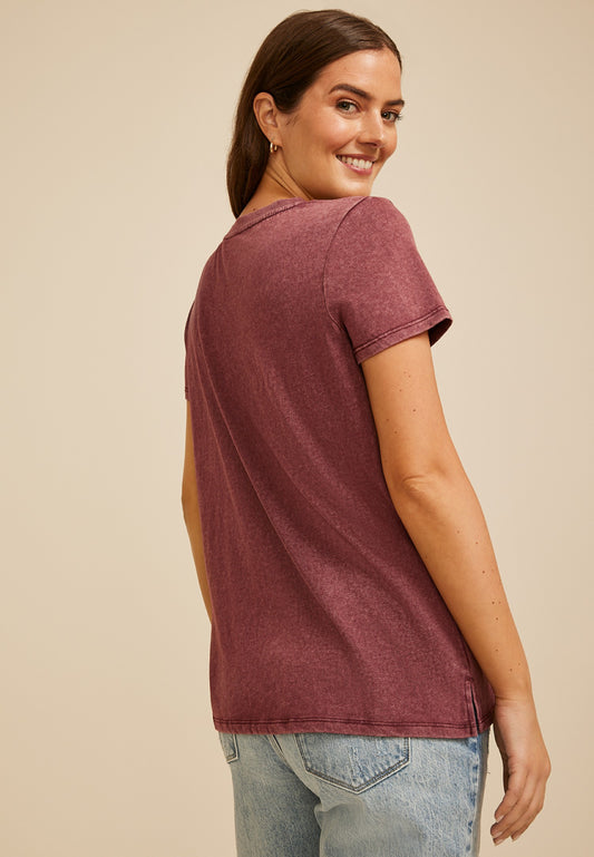Floral Shadow Classic Fit Graphic Tee