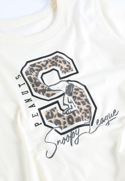 Peanuts Snoopy League Classic Fit Graphic Tee
