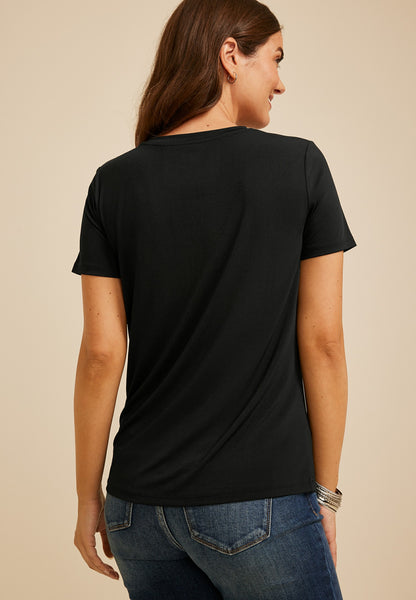 24/7 Side Knot Tee