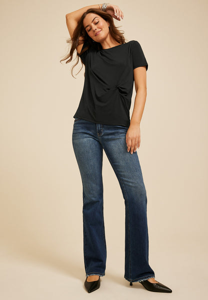 24/7 Side Knot Tee