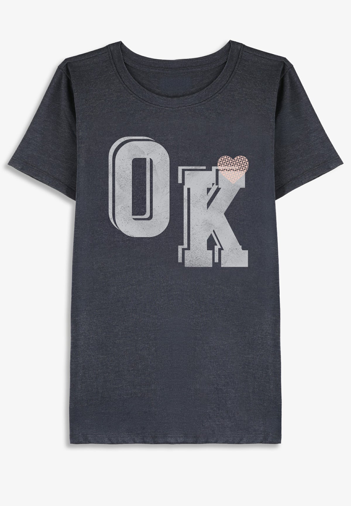 State Varsity Embroidered Heart Classic Graphic Tee