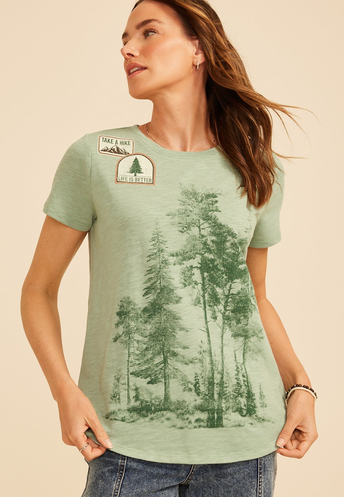Scenic Forest Classic Fit Graphic Tee