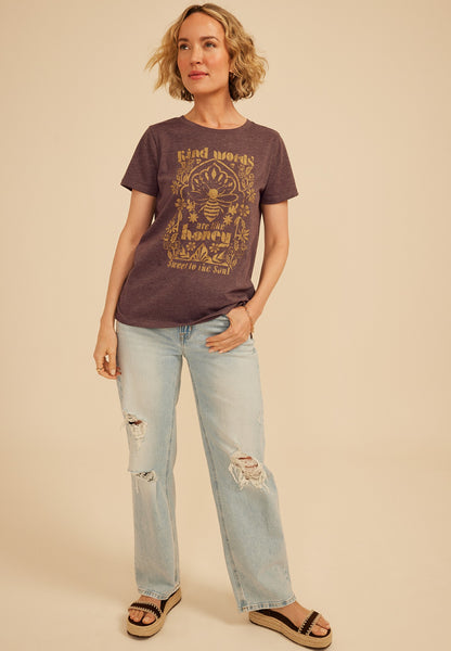 Kind Words Are Like Honey Classic Fit Graphic Tee