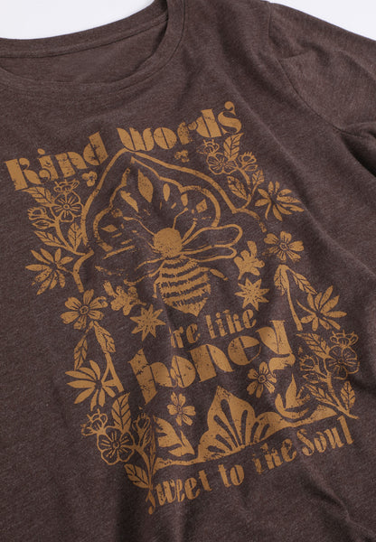 Kind Words Are Like Honey Classic Fit Graphic Tee