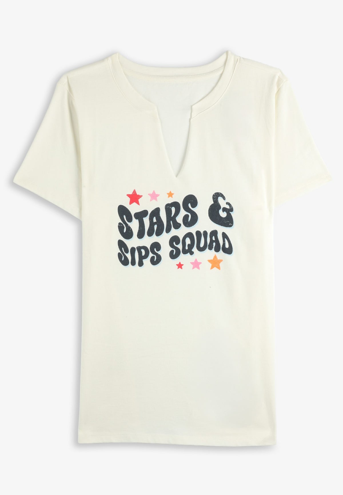 Americana Stars And Sips Classic Fit Graphic Tee