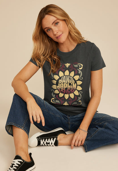 Janis Joplin 1969 Classic Fit Graphic Tee