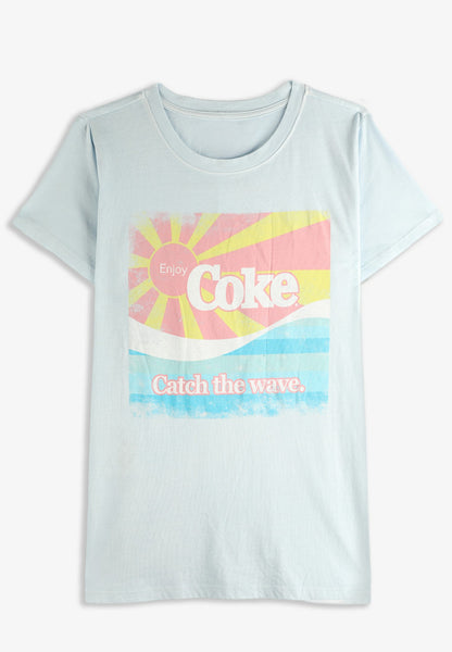Enjoy Coke Catch The Wave Classic Graphic Tee