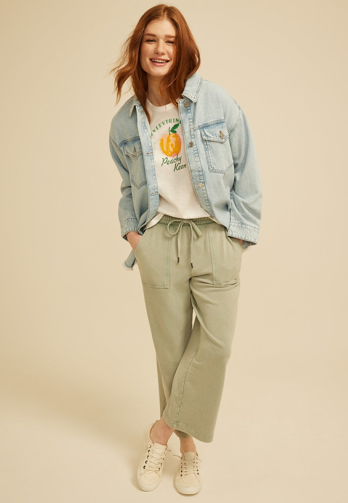 Everything Is Peachy Keen Classic Fit Graphic Tee