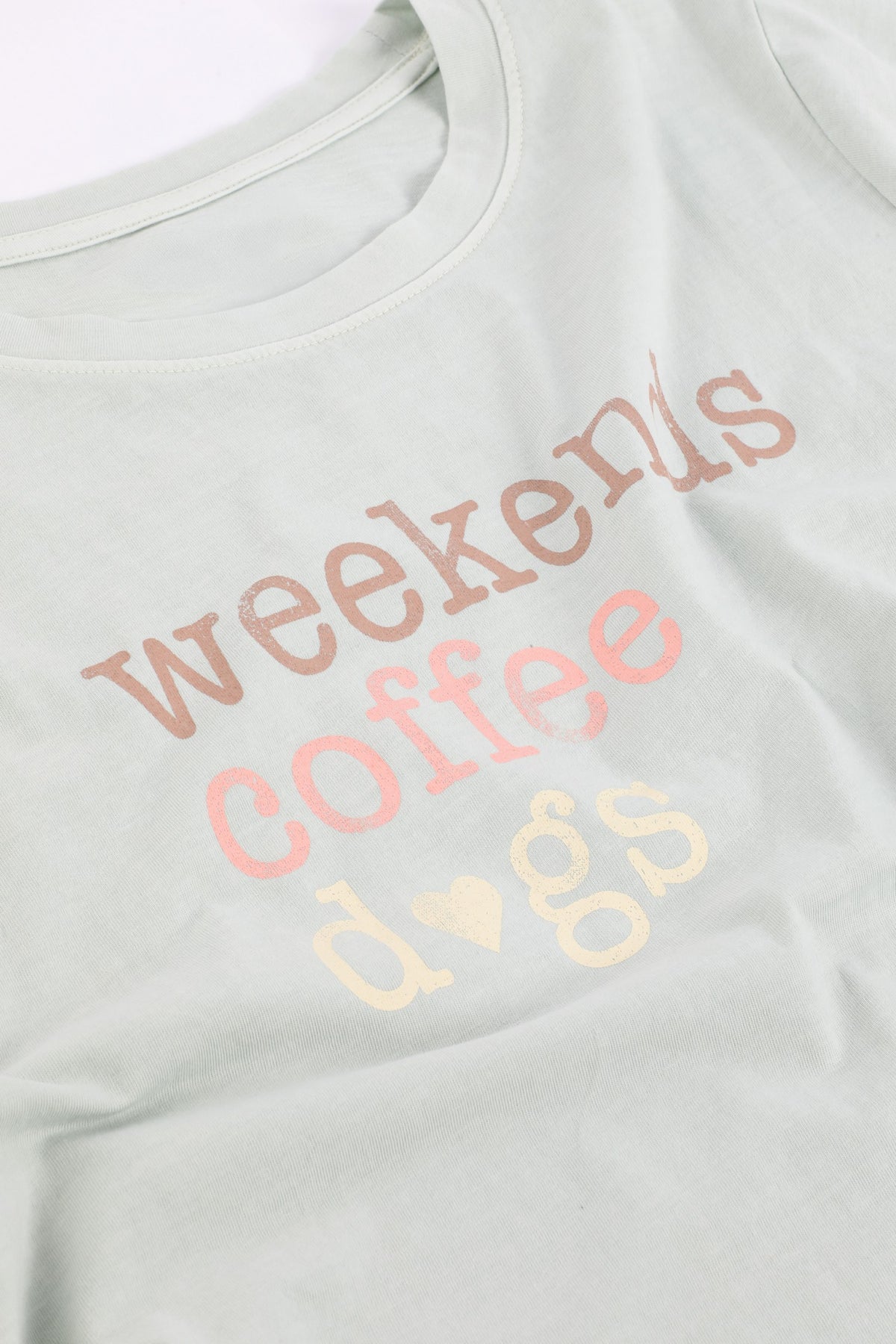 Weekends Coffee Dogs Classic Fit Graphic Tee