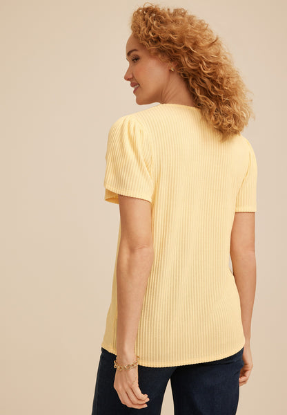 24/7 Holland Textured Scoop Tee