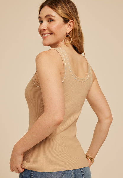 Ribbed Stitch Tank Top