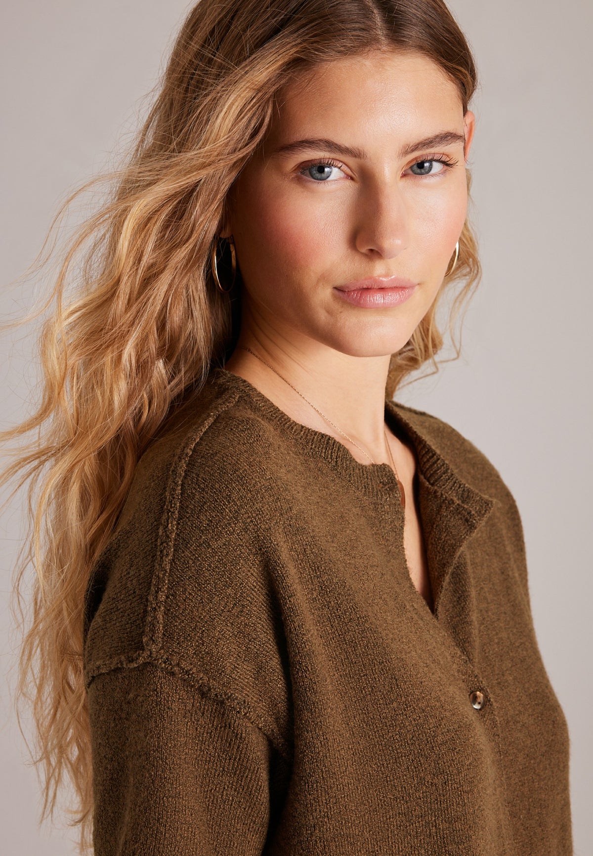 Super Soft Short Sleeve Button Front Cardigan