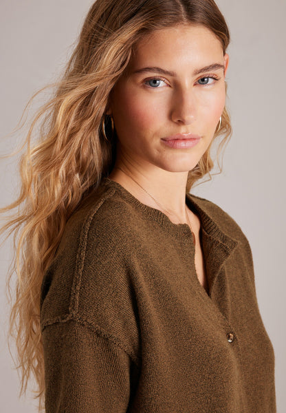 Super Soft Short Sleeve Button Front Cardigan