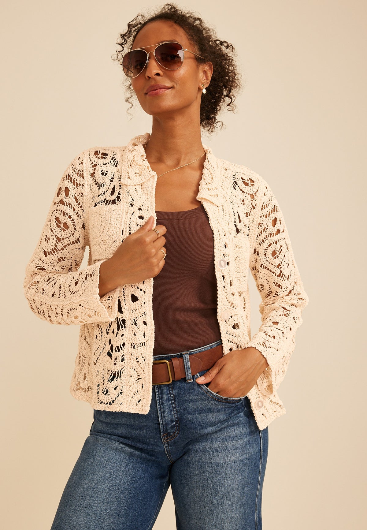 Crochet Lace Shacket