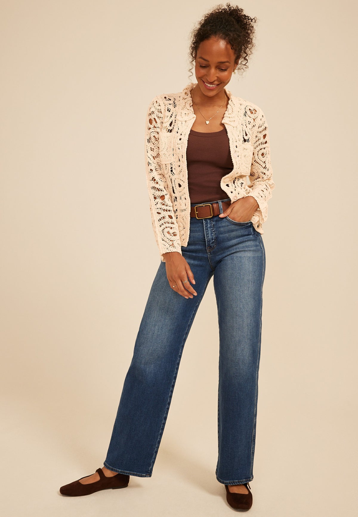 Crochet Lace Shacket