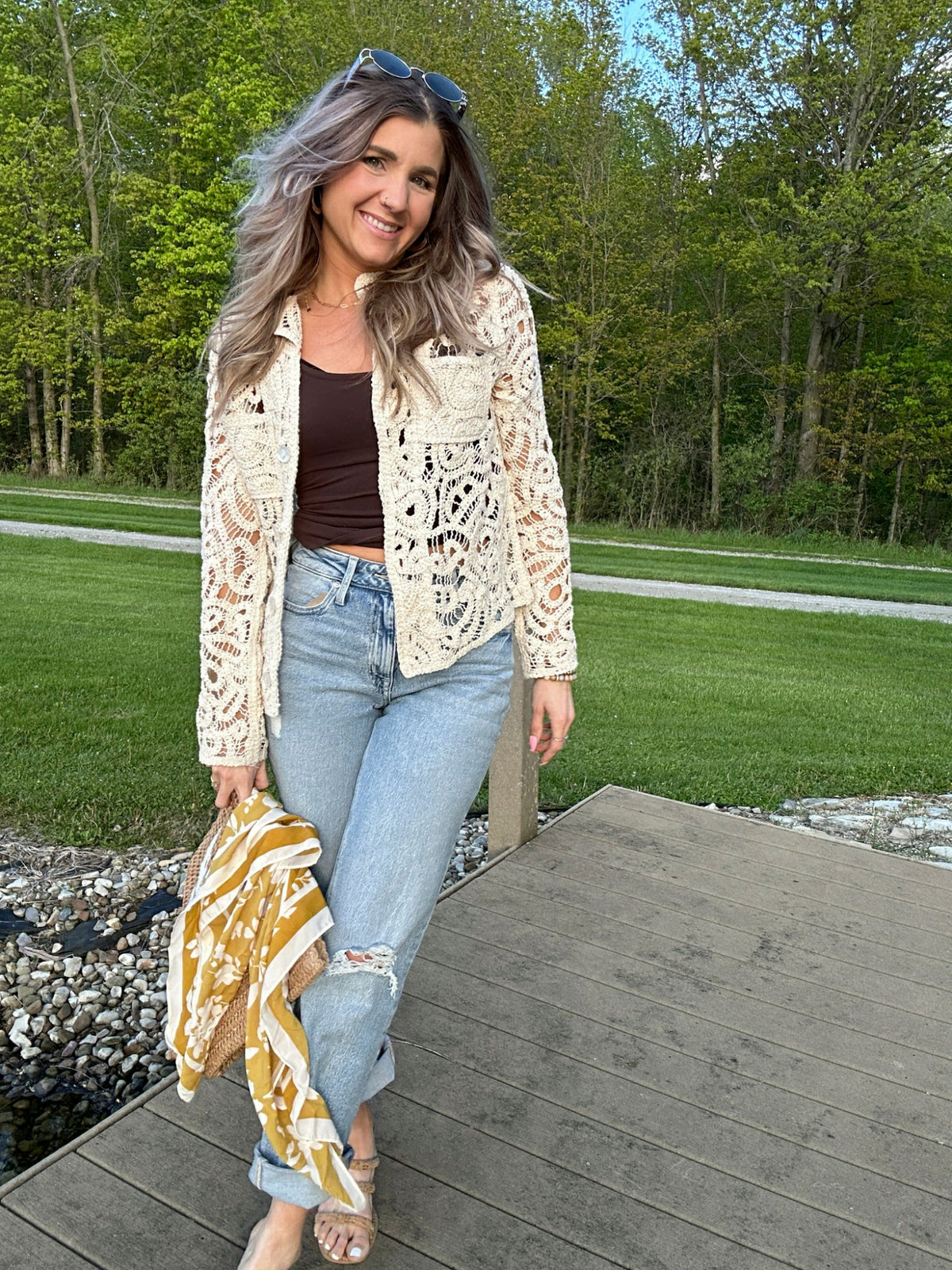 Crochet Lace Shacket