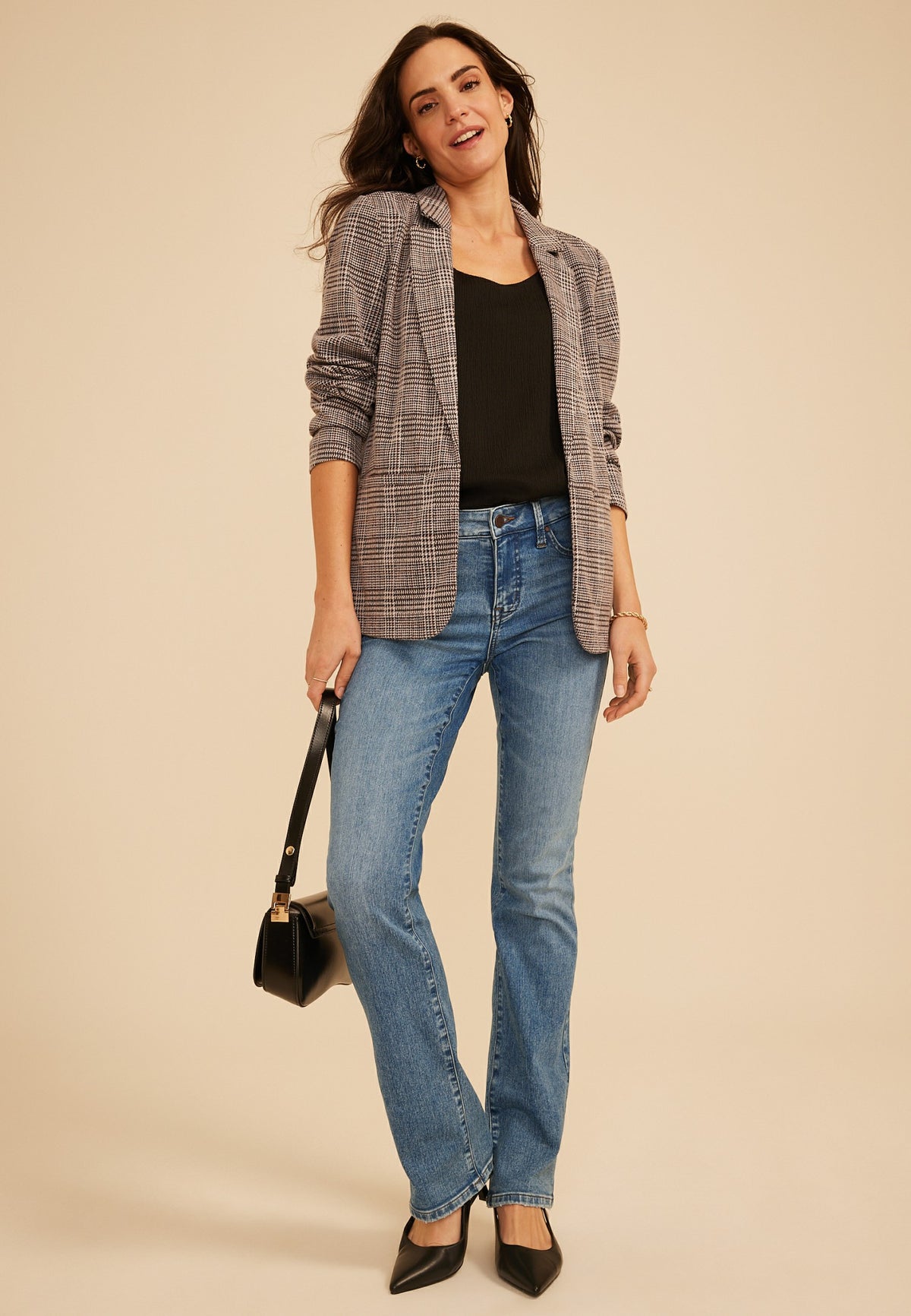 Plaid Blazer