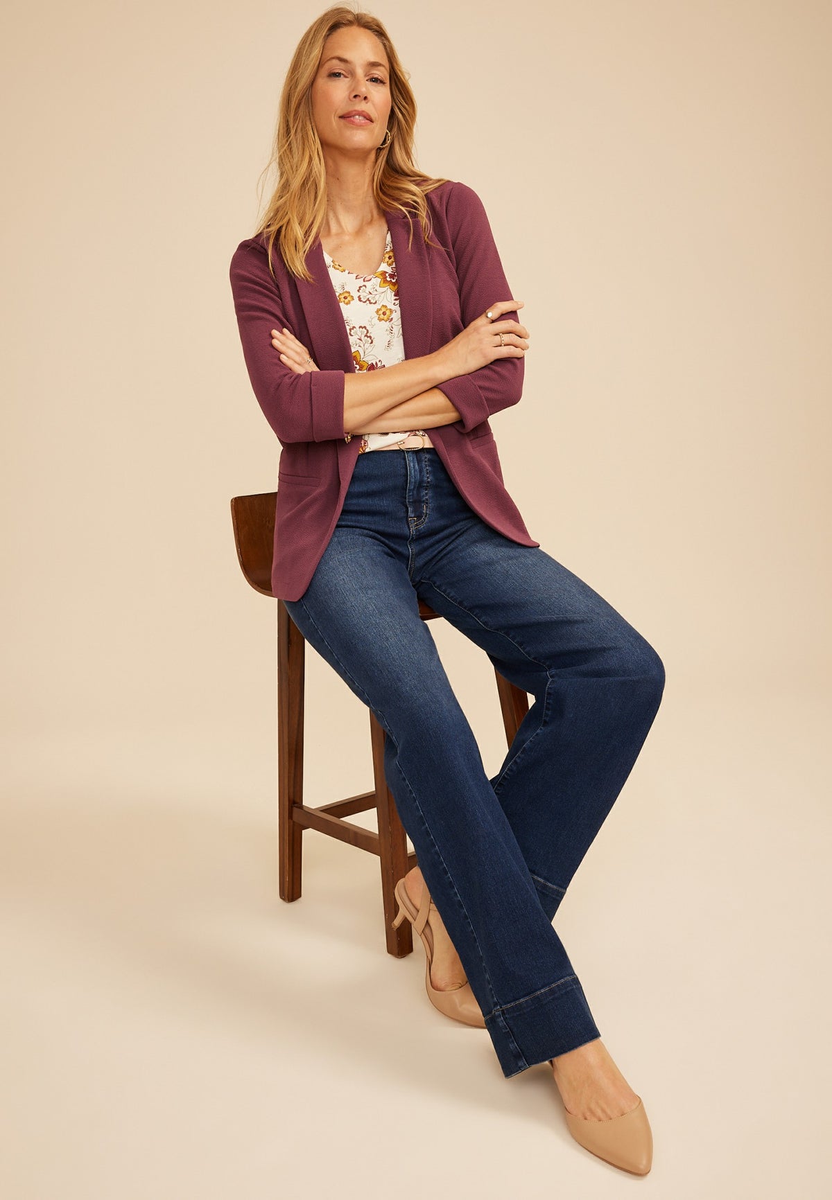 Versa Open Front Blazer