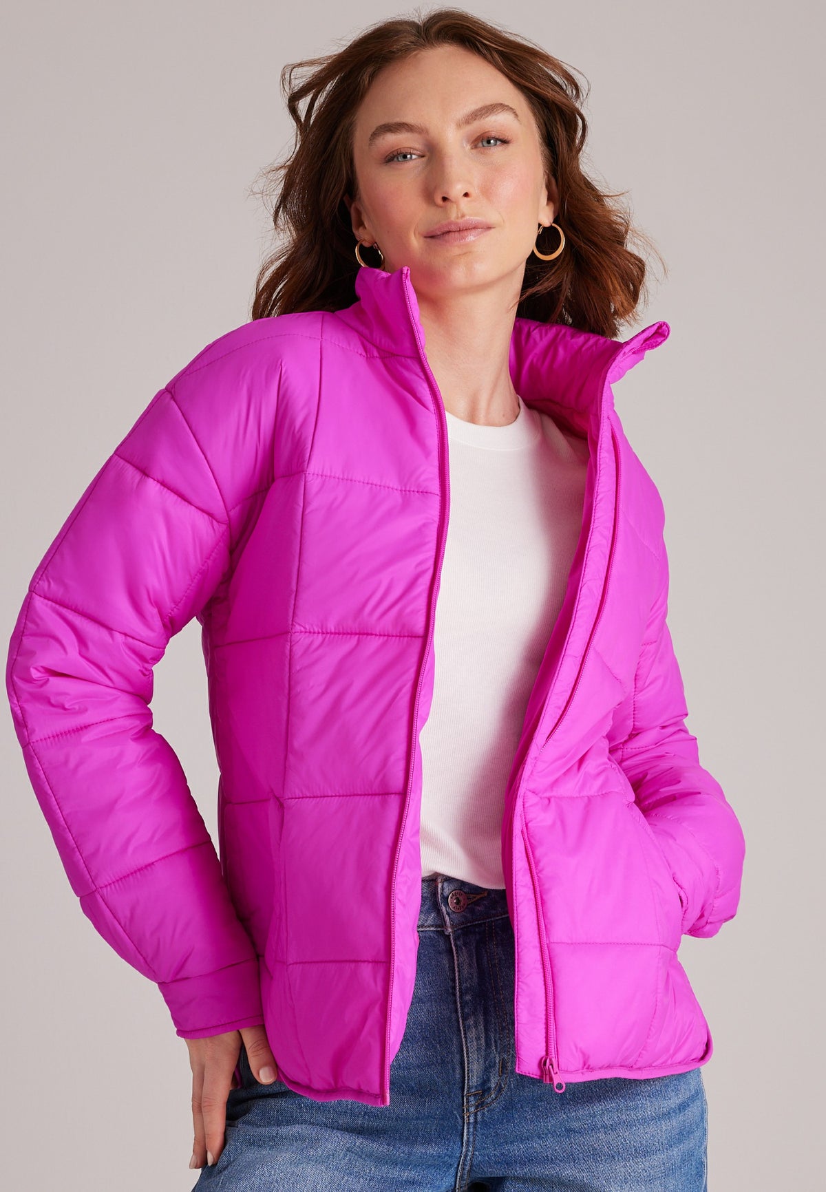 Packable Quilted Puffer Jacket