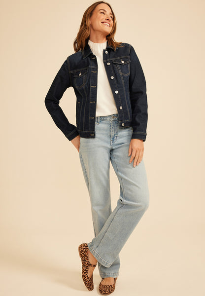 Super Dark Denim Jacket