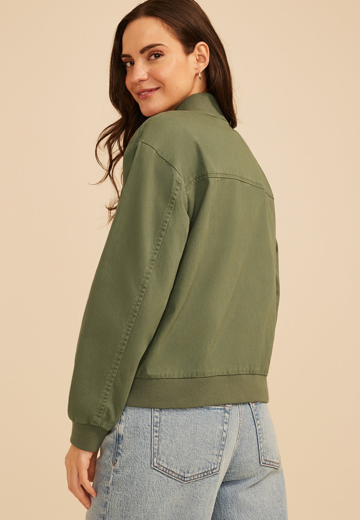 Twill Bomber Jacket