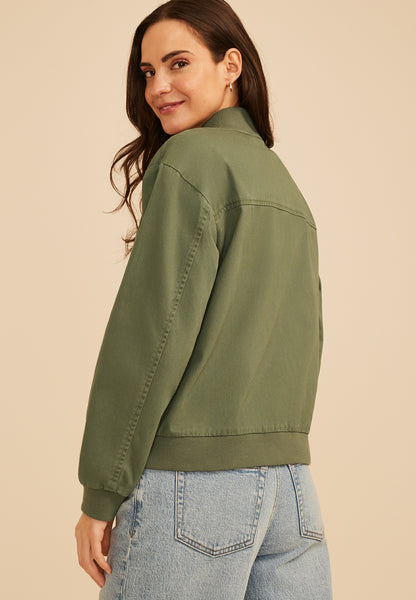 Twill Bomber Jacket
